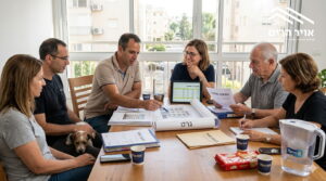 הסכמת דיירים לשיפוץ - ישיבת ועד בית