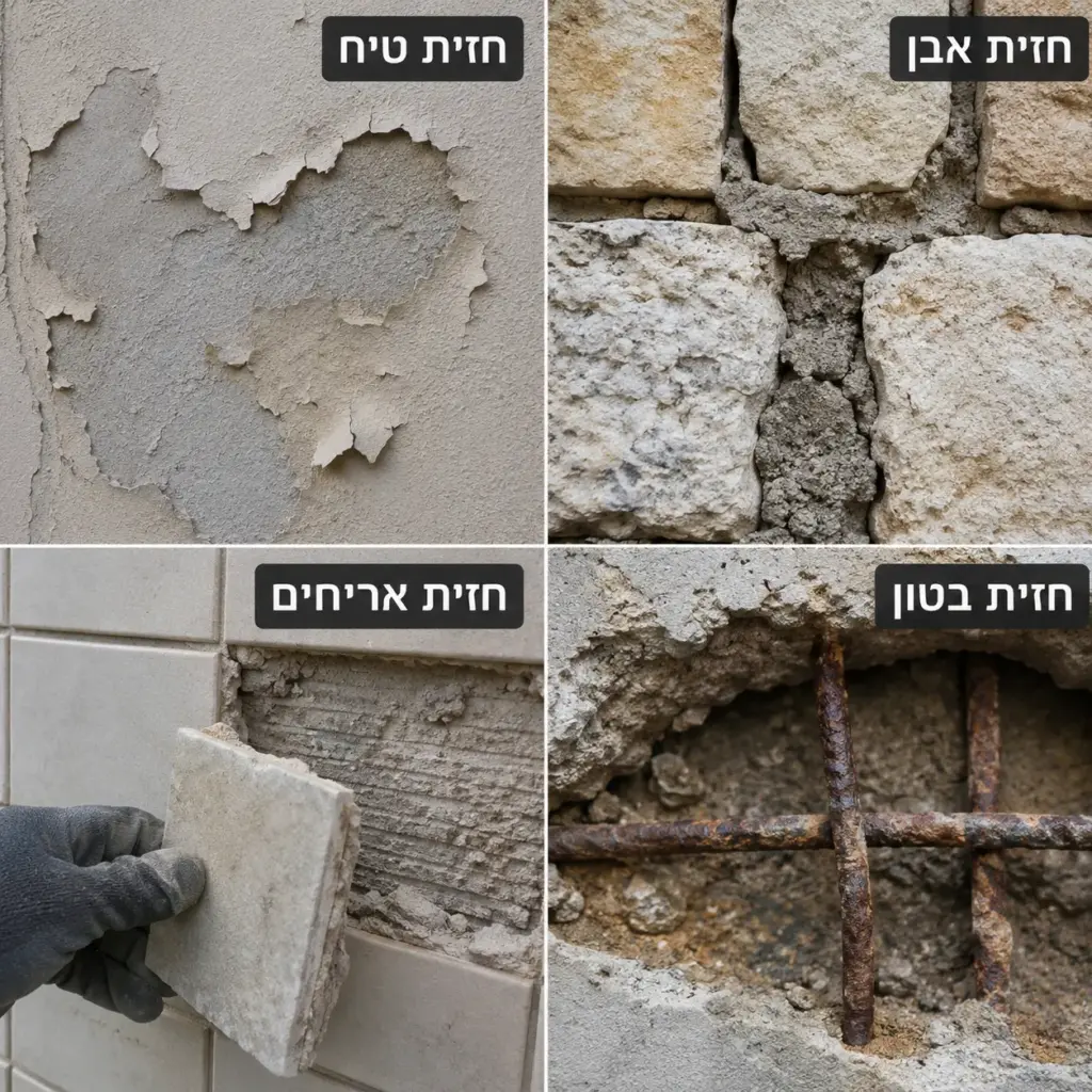 סוגי חזיתות שיפוץ בניין